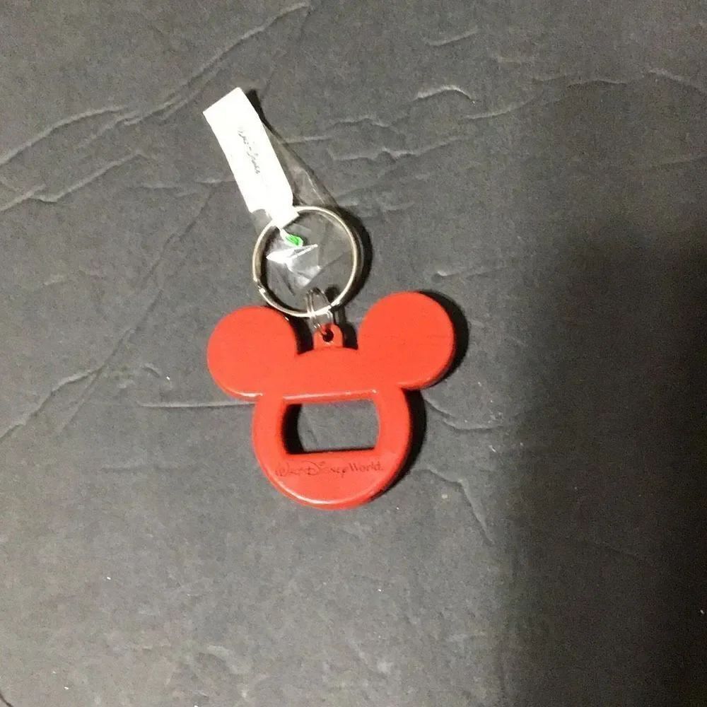 Disney Mickey Mouse bottle and pop topβopener keyβchain